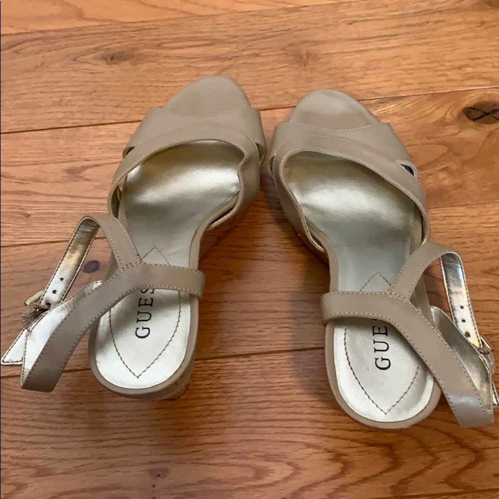 Guess Cork Wedges